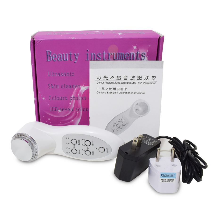 Skincare Scora - Masseur ultrasonique 3Mhz à 7 LED