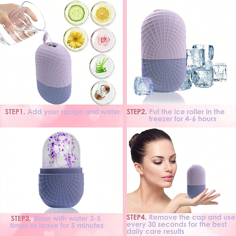 Rouleau de glace pour le visag - Skincare Scora avis et prix