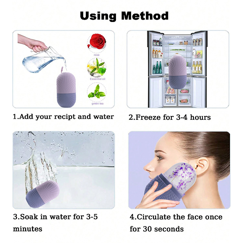 Rouleau de glace pour le visag - Skincare Scora avis et prix